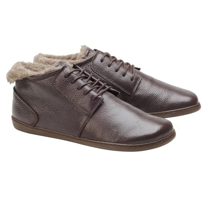 Полуботинки ZAQQ PREQUEL Winter Nappa Brown (коричневый цвет) — фото 1 из 4