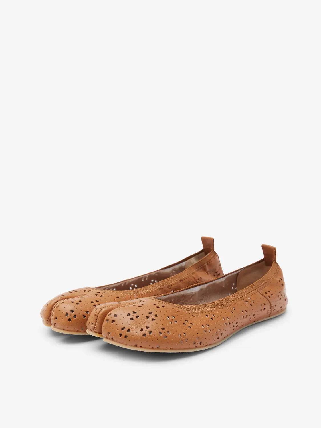 Босоногие балетки таби Libertas Barefoot Tabi — коричневый