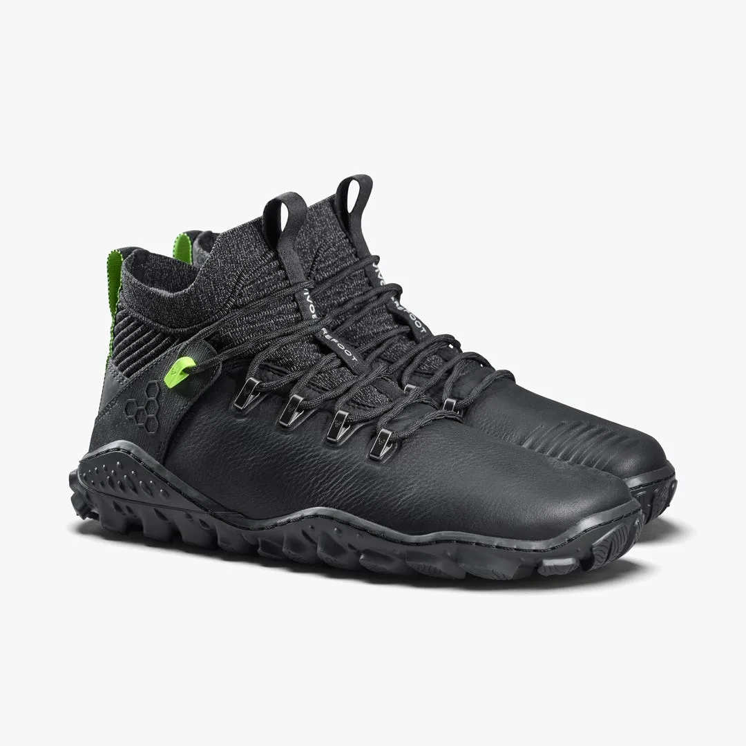Ботинки Vivobarefoot Magna Forest ESC — мужская модель, чёрный с лаймовым, фото 5