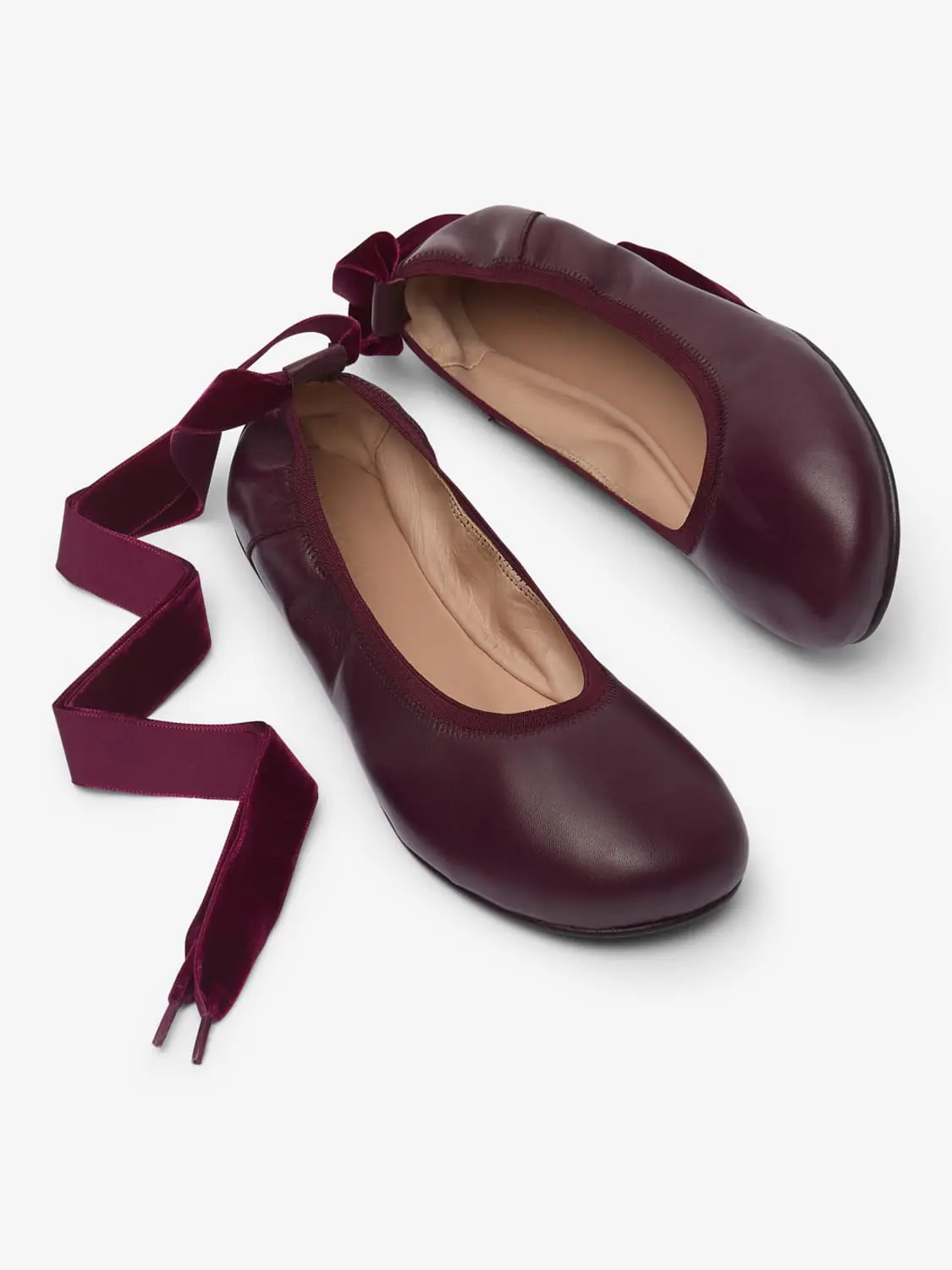 Босоногие балетки Libertas Barefoot Classic — бордовый