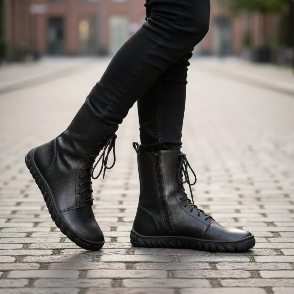 Женские ботинки ZAQQ DOQS Black (чёрный цвет), фото 14