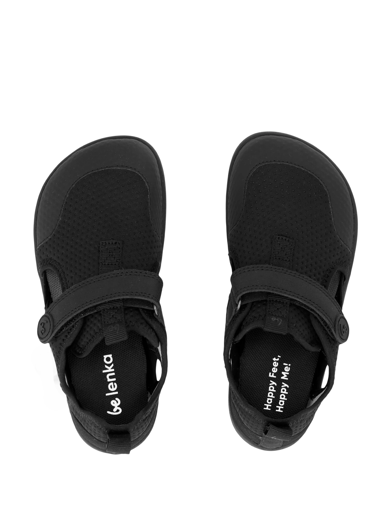 Детские босоногие сандалии Be Lenka Zest - полностью чёрный, фото 4