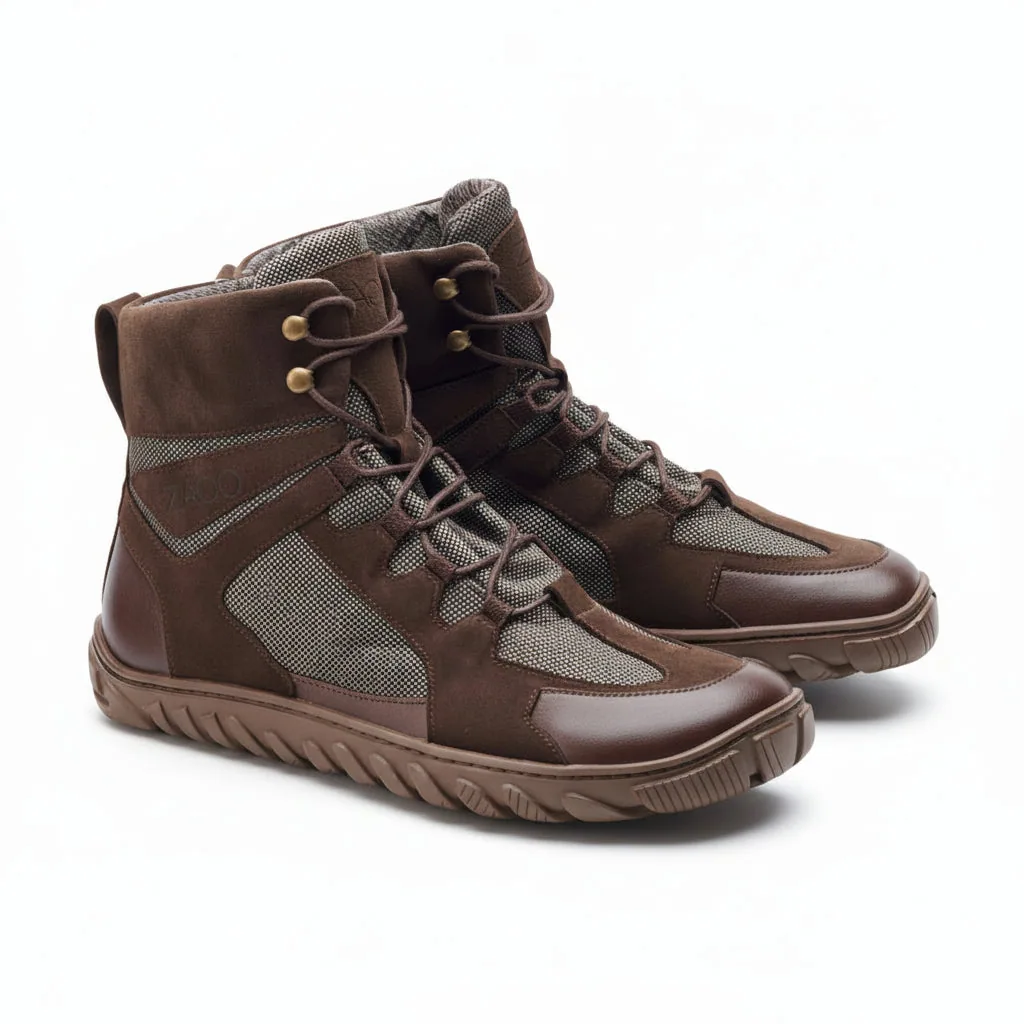 Женские ботинки ZAQQ BOSQE Waterproof Brown (коричневый цвет) — фото 1 из 9