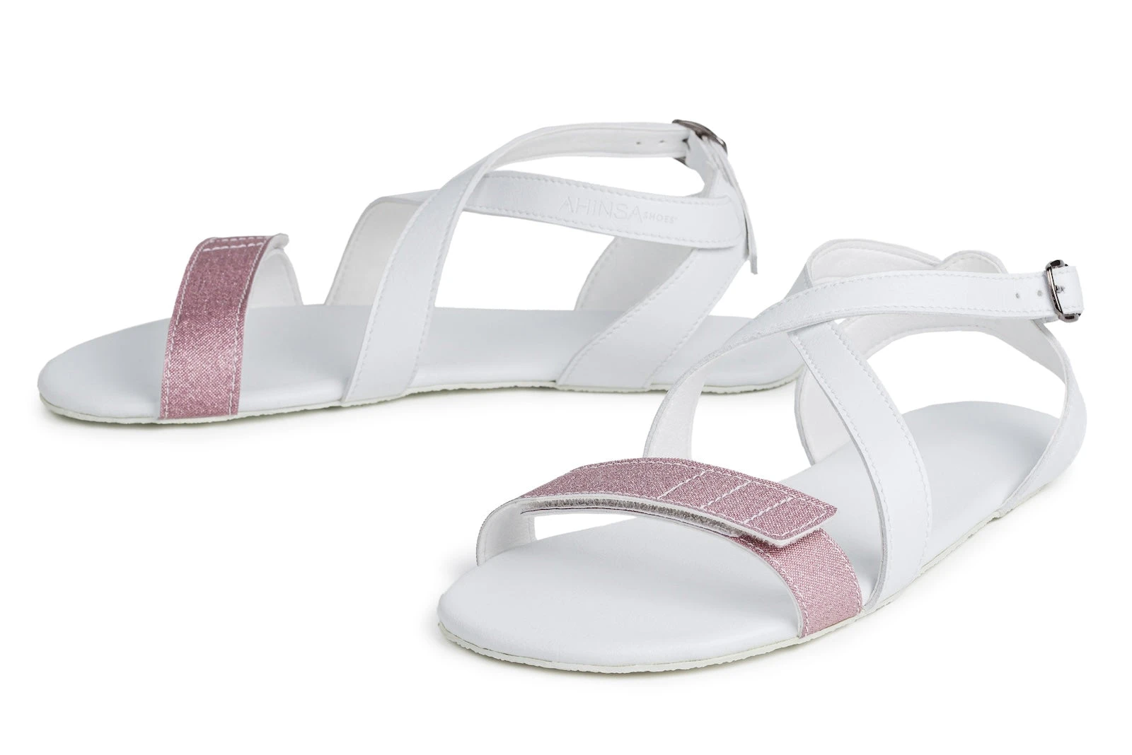 Сандалии Ahinsa Hava Sparkle Barefoot — белый, фото 9
