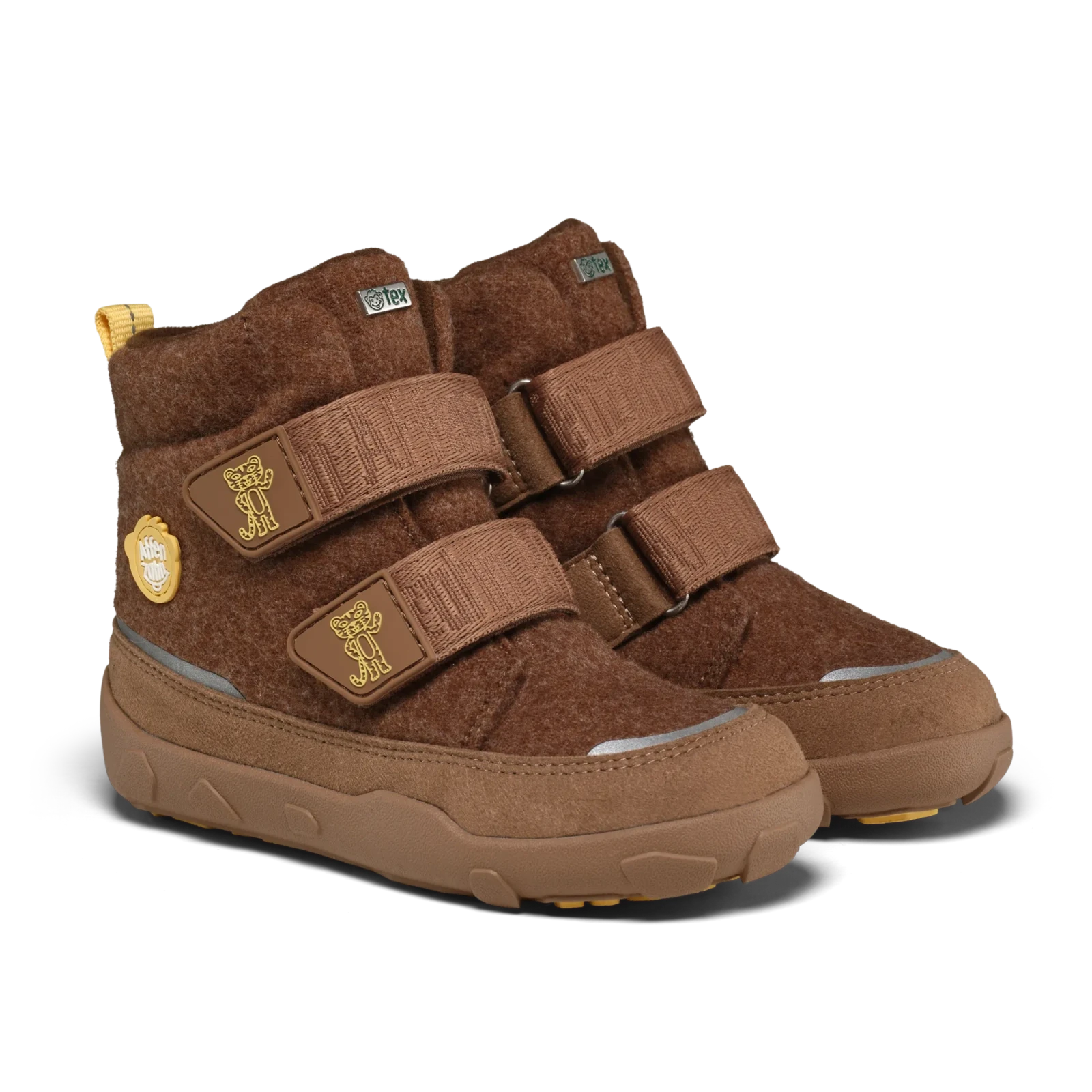 Зимние ботинки Affenzahn Comfy Тигр — коричневый — фото 1 из 13